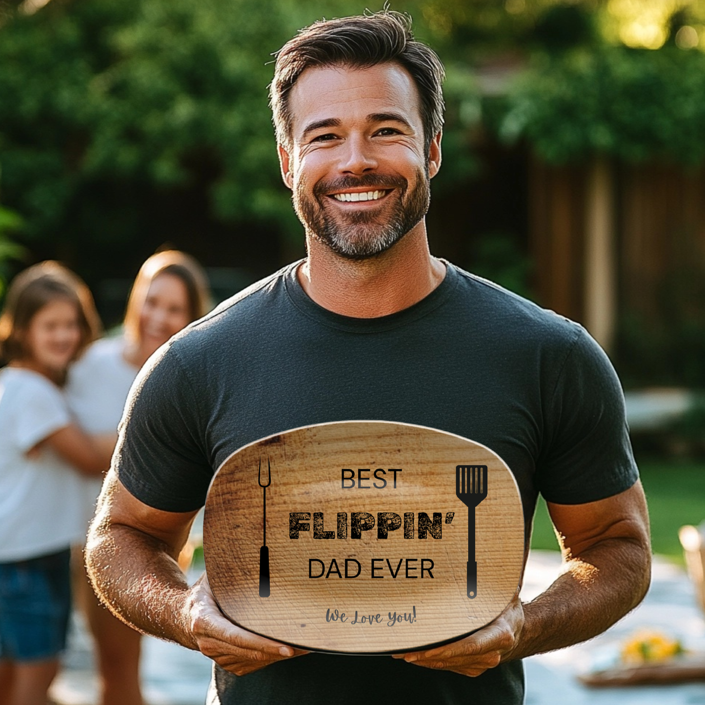 Best Flippin' Dad Ever Platter