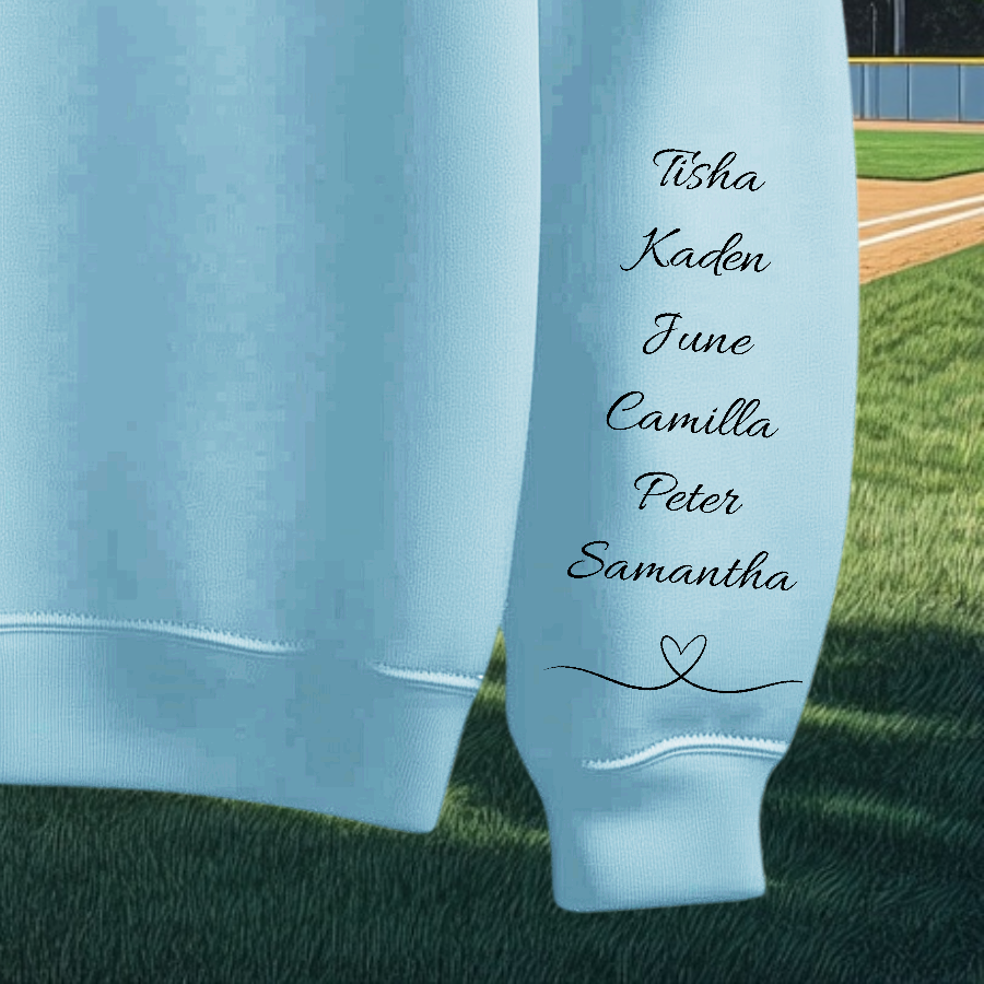 Heart on Her Sleeve Personalized Sweater