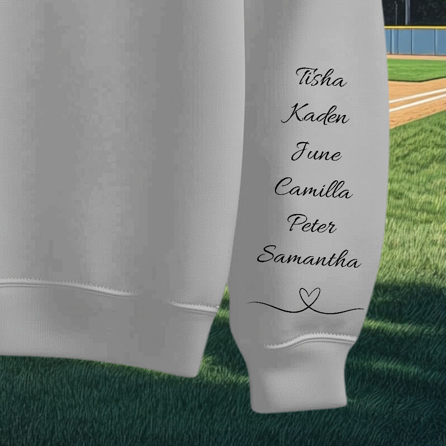 Heart on Her Sleeve Personalized Sweater