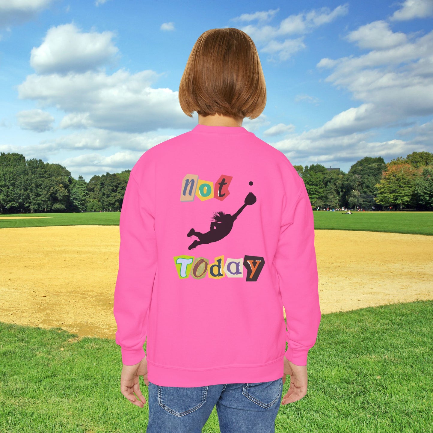 Not Today Sweater - Front & Back Design