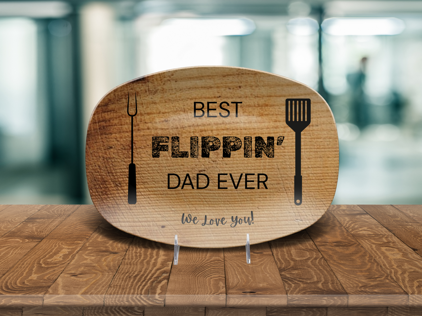 Best Flippin' Dad Ever Platter