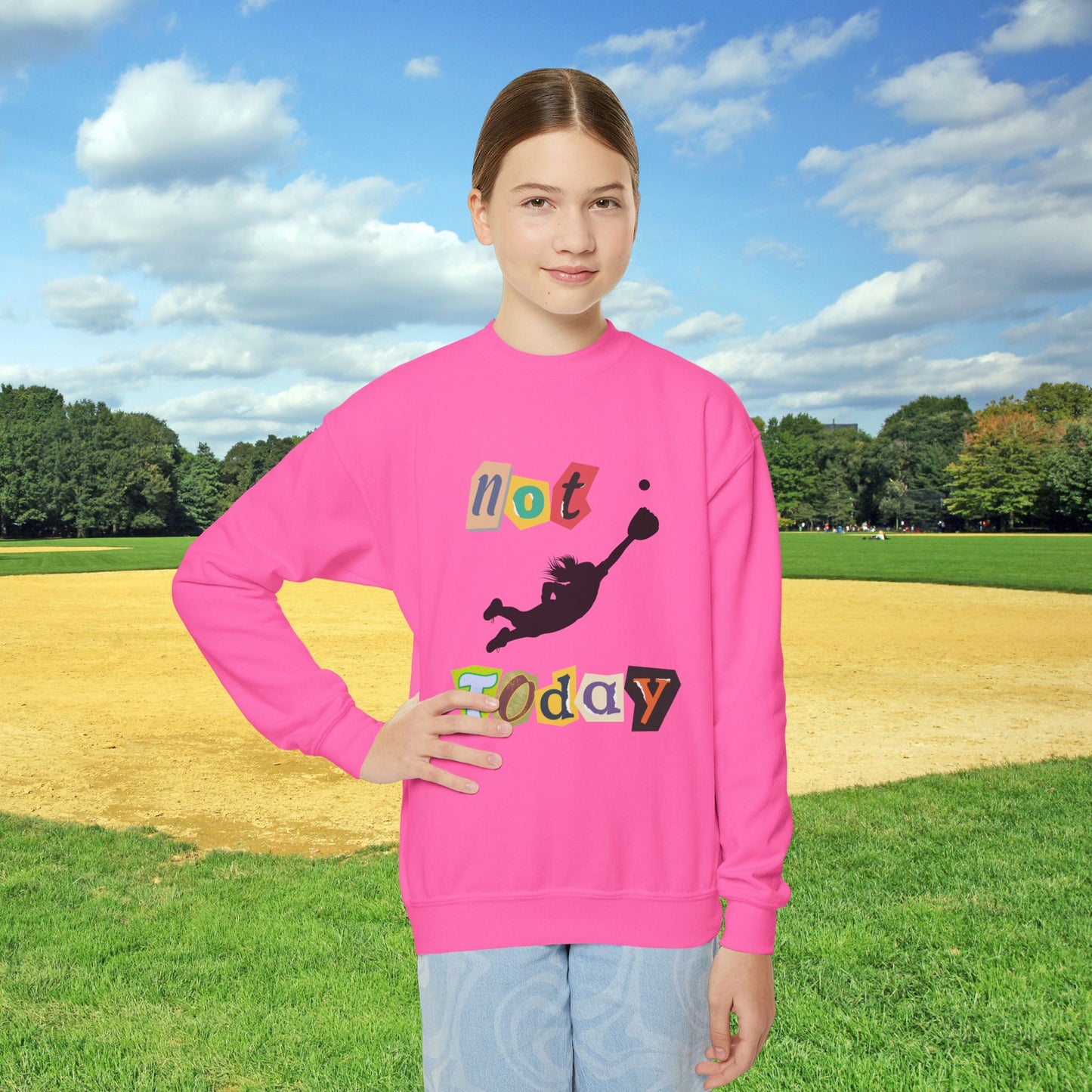 Not Today Sweater - Front & Back Design