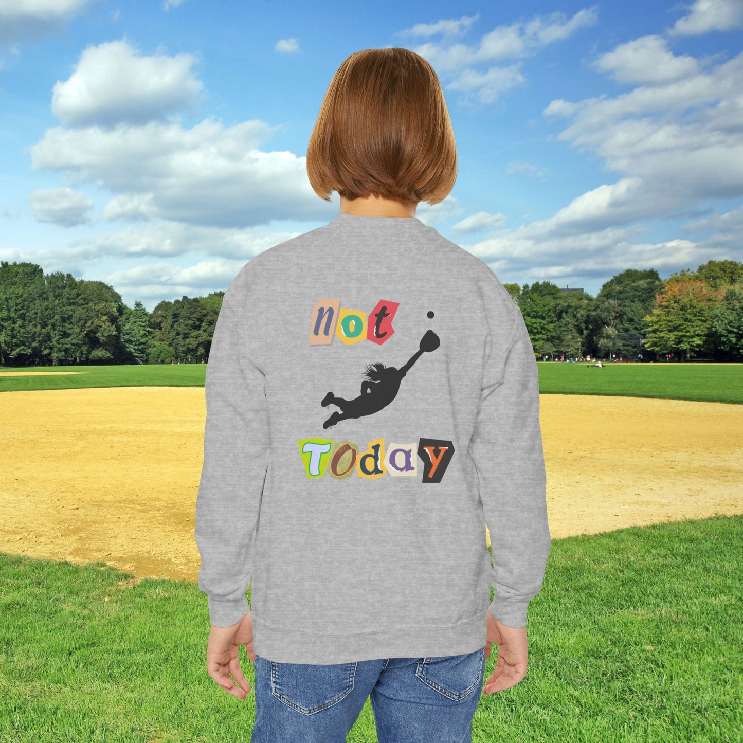 Not Today Sweater - Front & Back Design