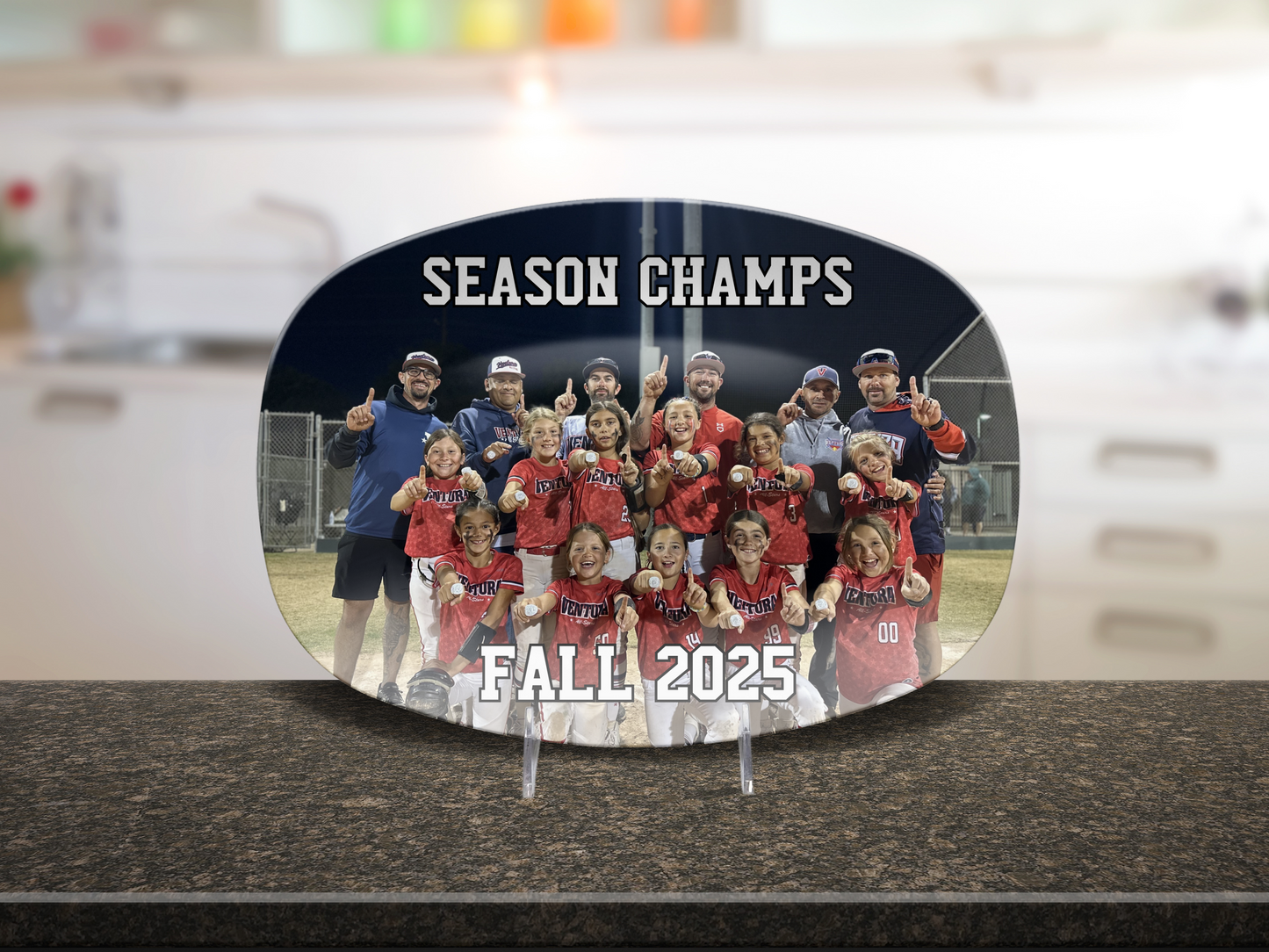 Team Photo Platter Gift