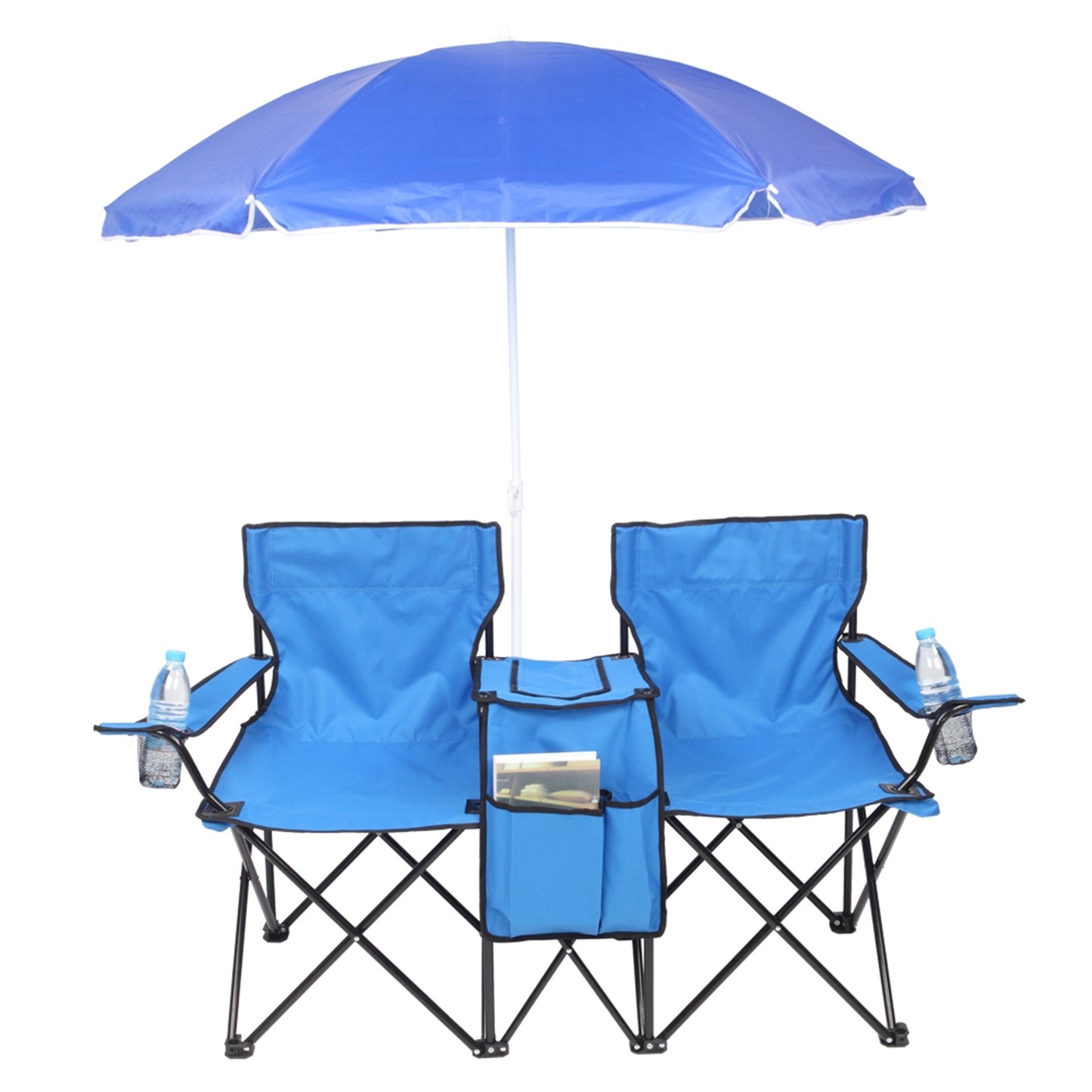 Field or Beach Double Chair With Umbrella