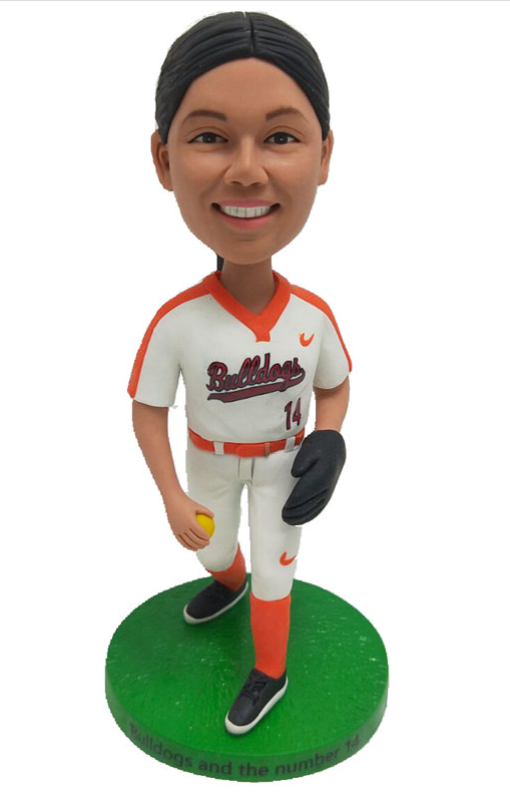 Fully Body Customizable 1 Person Custom Bobbleheads With Engraved Text