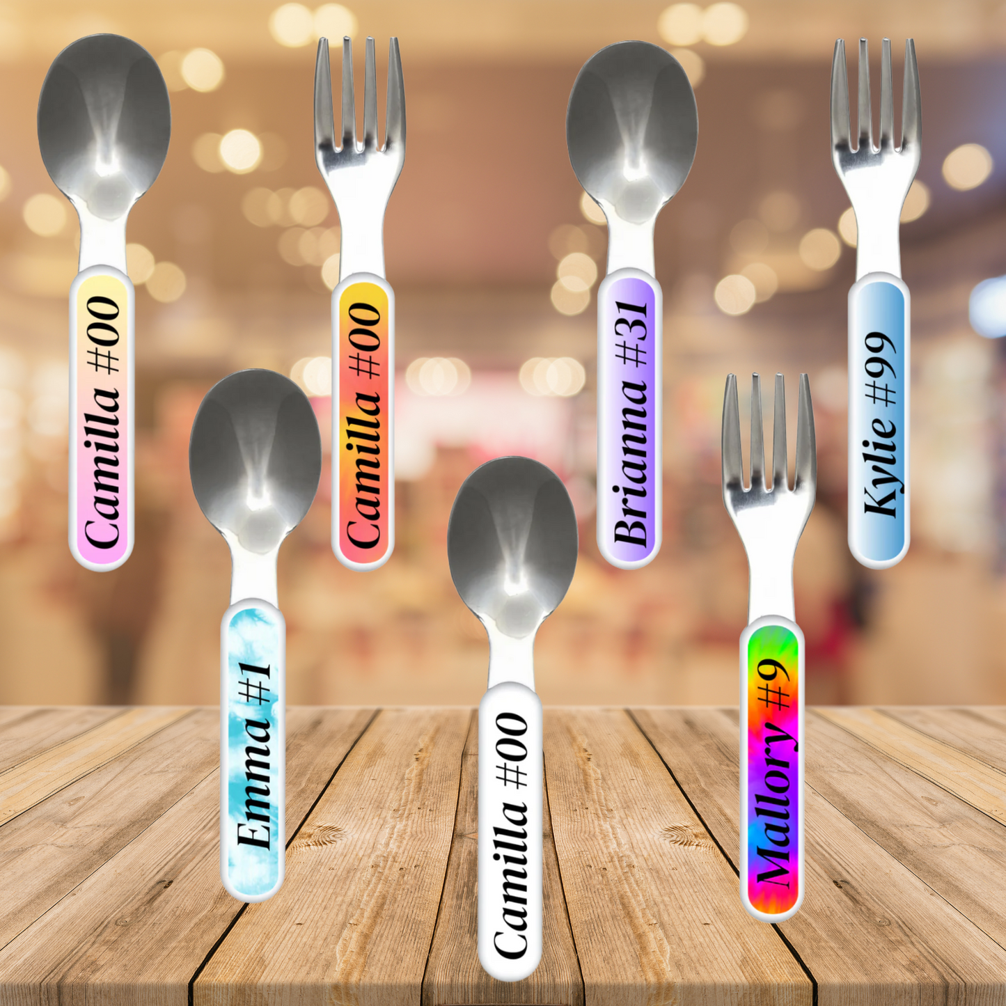 Personalized Fork & Spoon Set