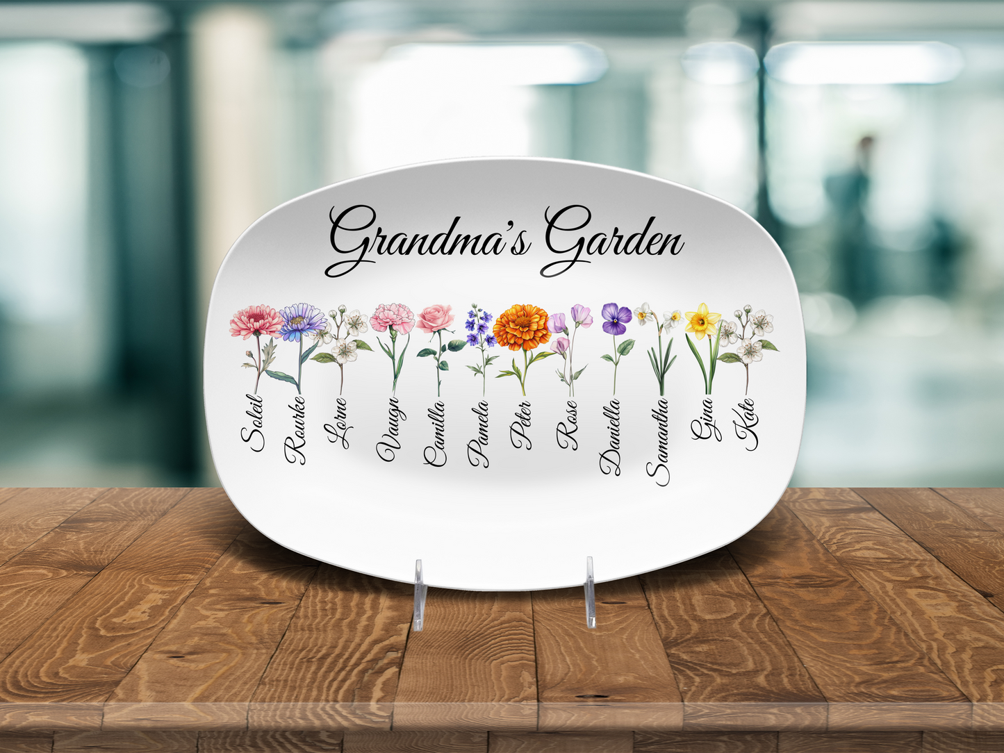 Mom's - Grandma's - Abuela's Garden Platter