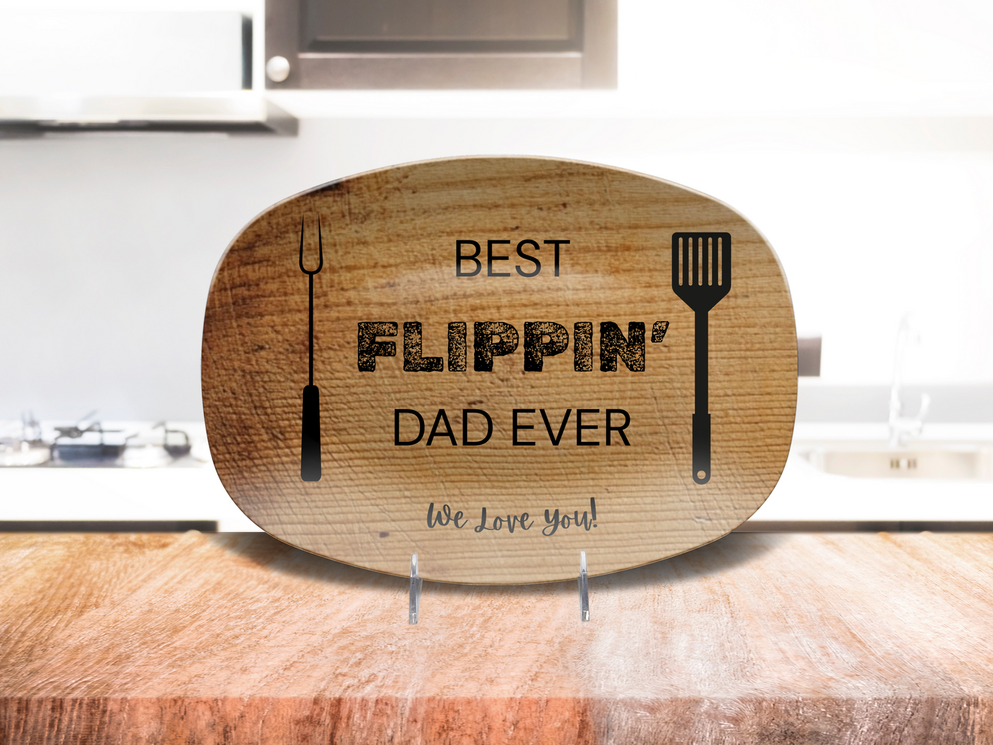 Best Flippin' Dad Ever Platter