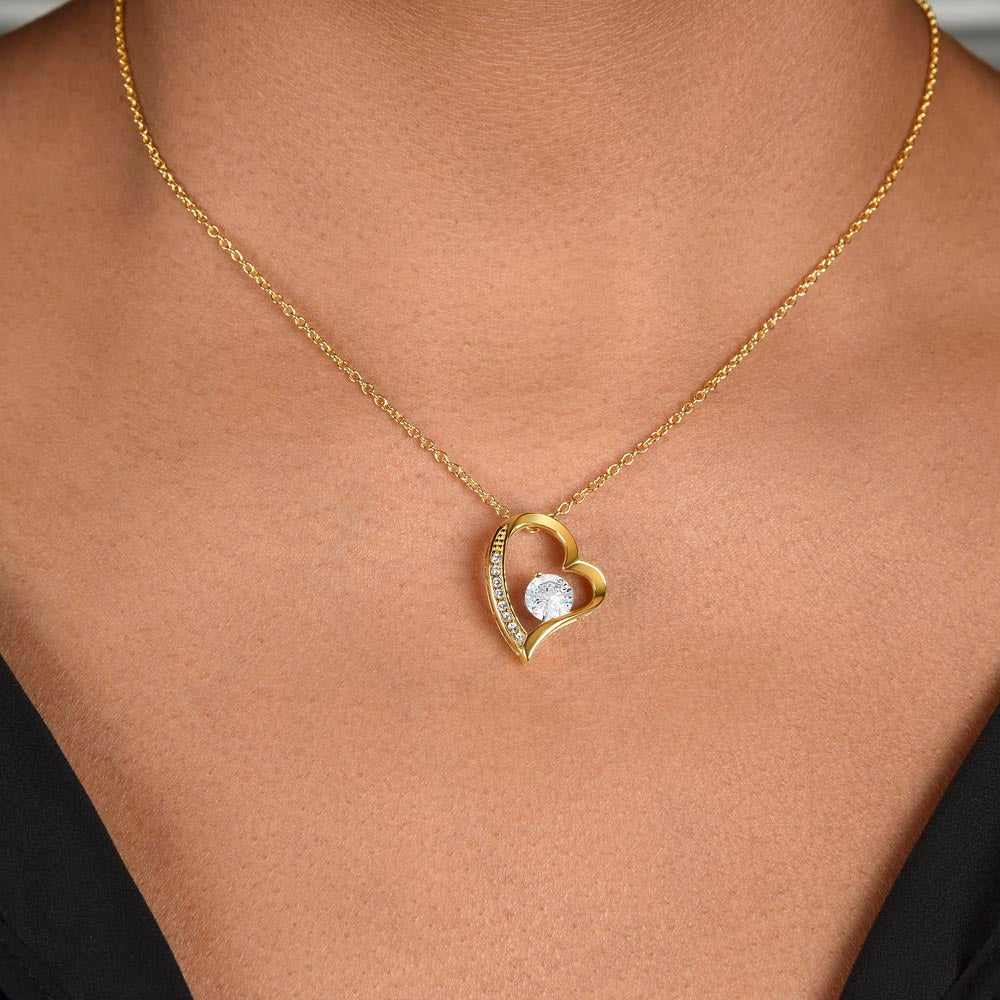 To My Daughter Necklace Customized To & From
