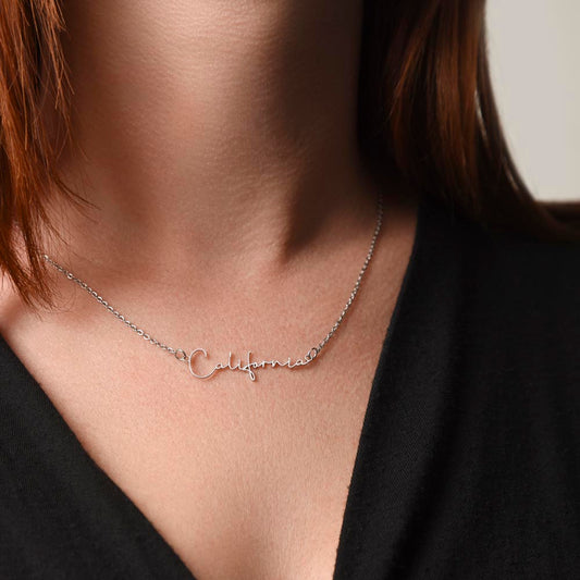 Dainty Custom Signature Name Necklace