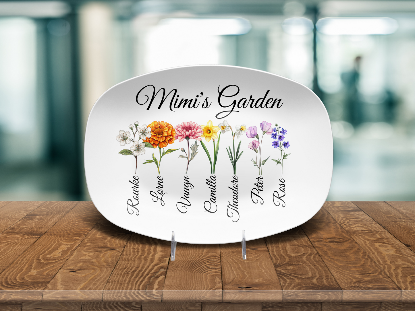 Mom's - Grandma's - Abuela's Garden Platter