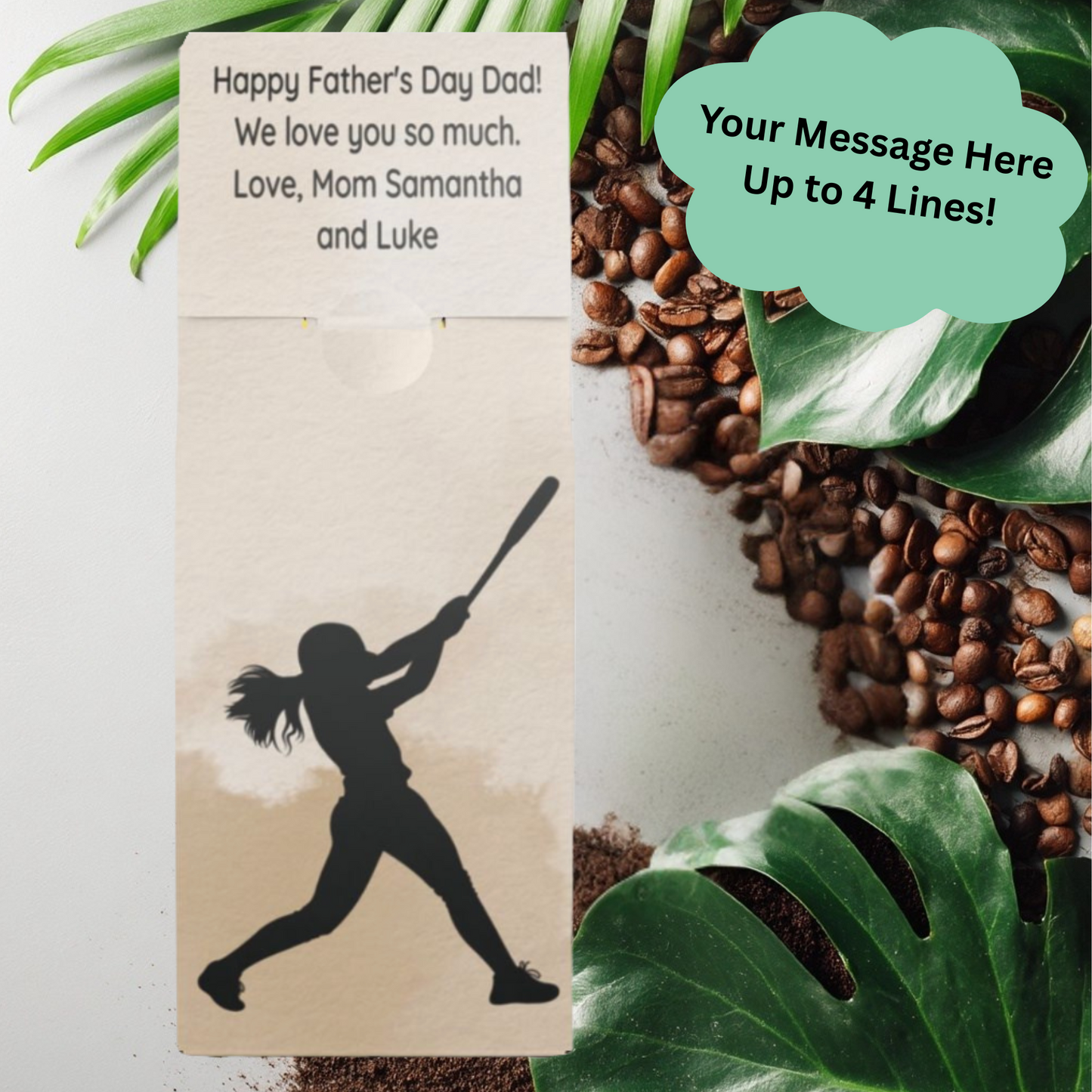 Custom Message - Bag of Coffee for Dad, Coach, Uncle