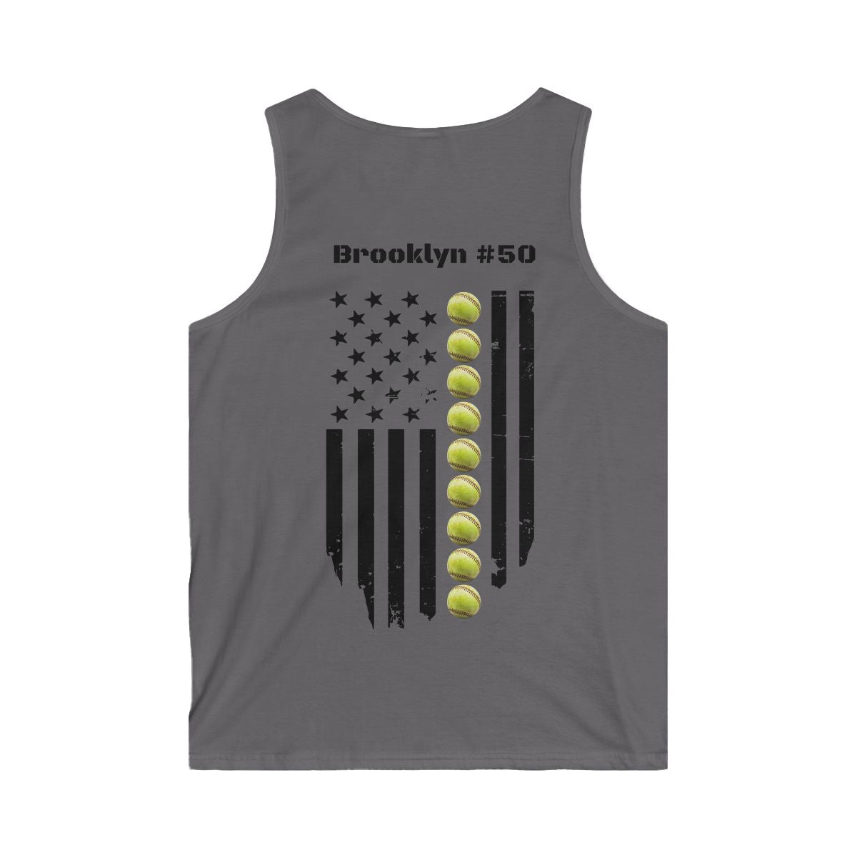 Personalized Softball Flag Shirt