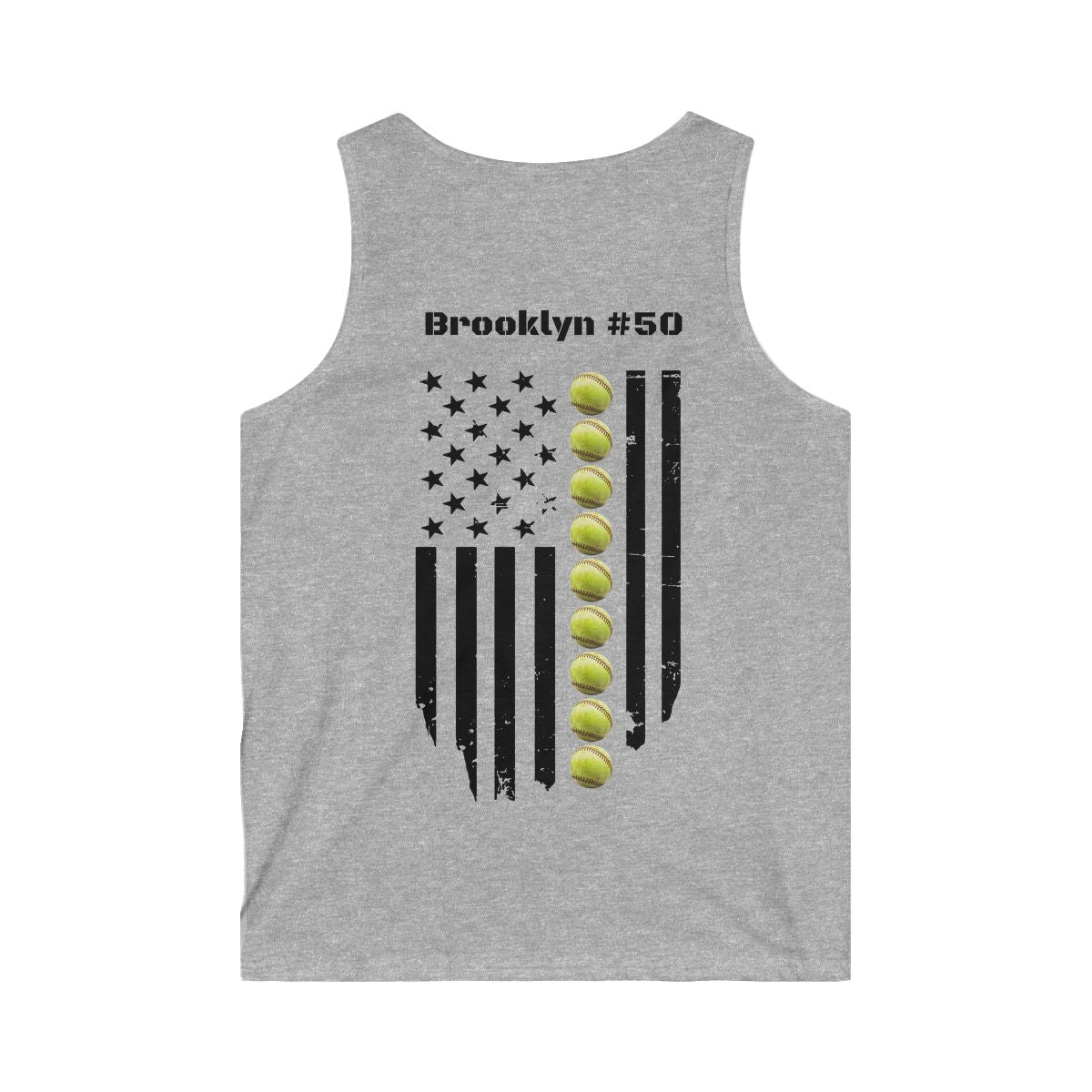 Personalized Softball Flag Shirt