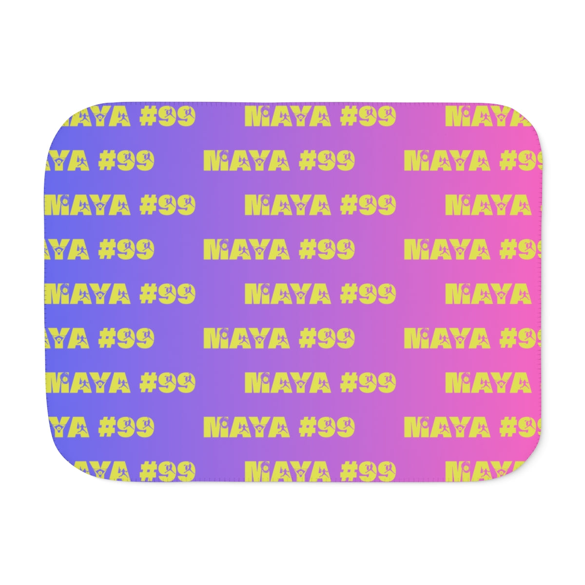 Personalized Name + Number Sherpa Blanket