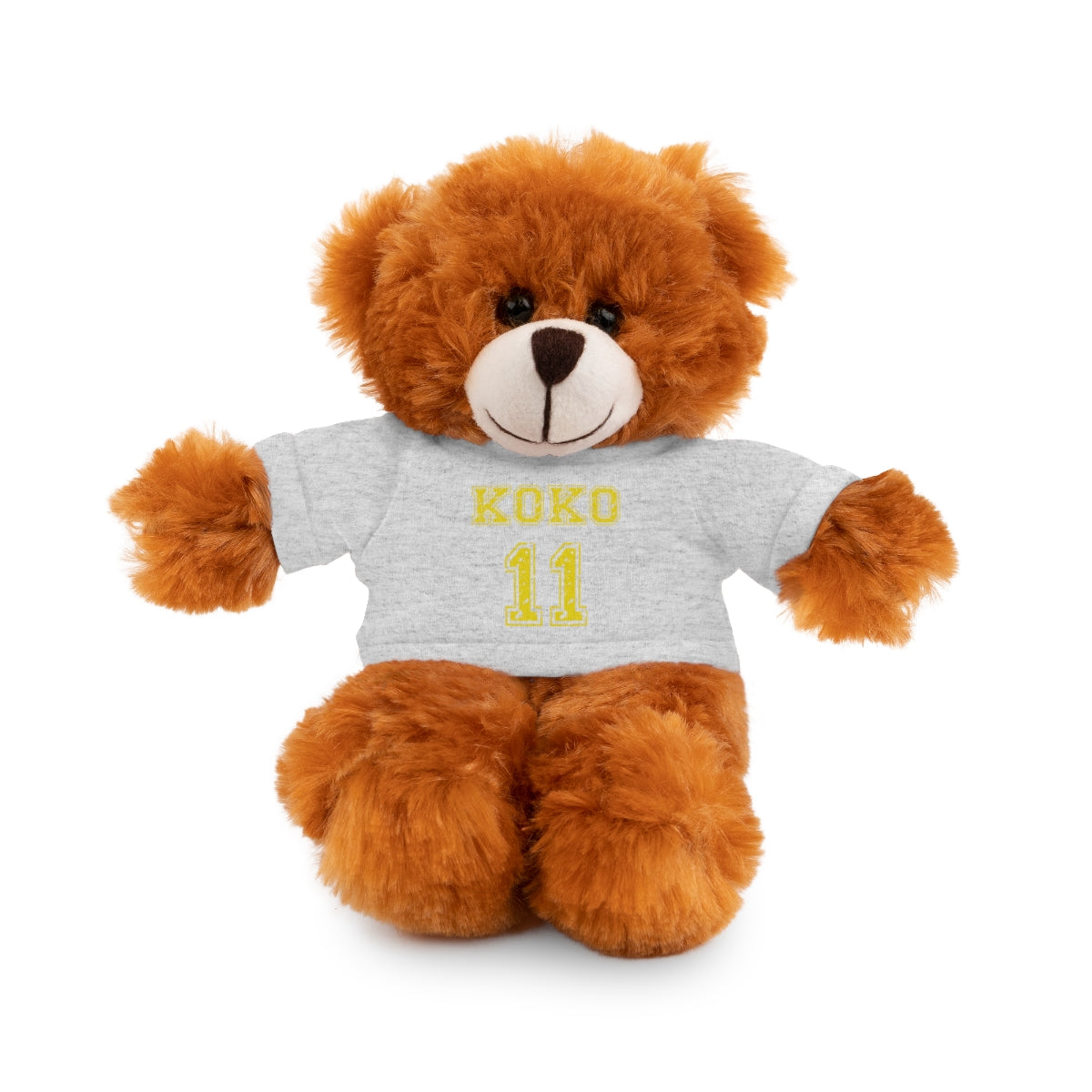 🧸 Personalized Plush Stuffed Animal with Custom Tee