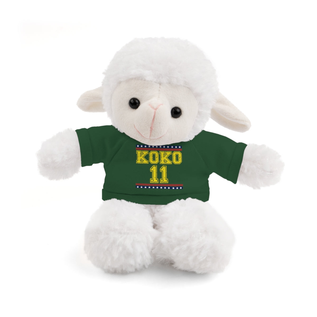 🧸 Personalized Plush Stuffed Animal with Custom Tee