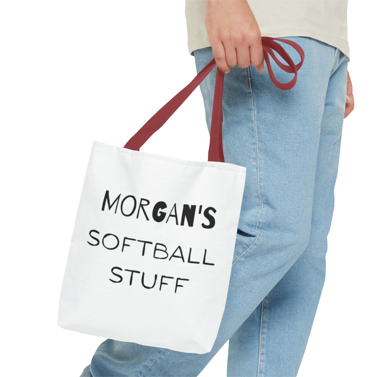 Personalized Tote Bag – Custom Name, 3 Sizes