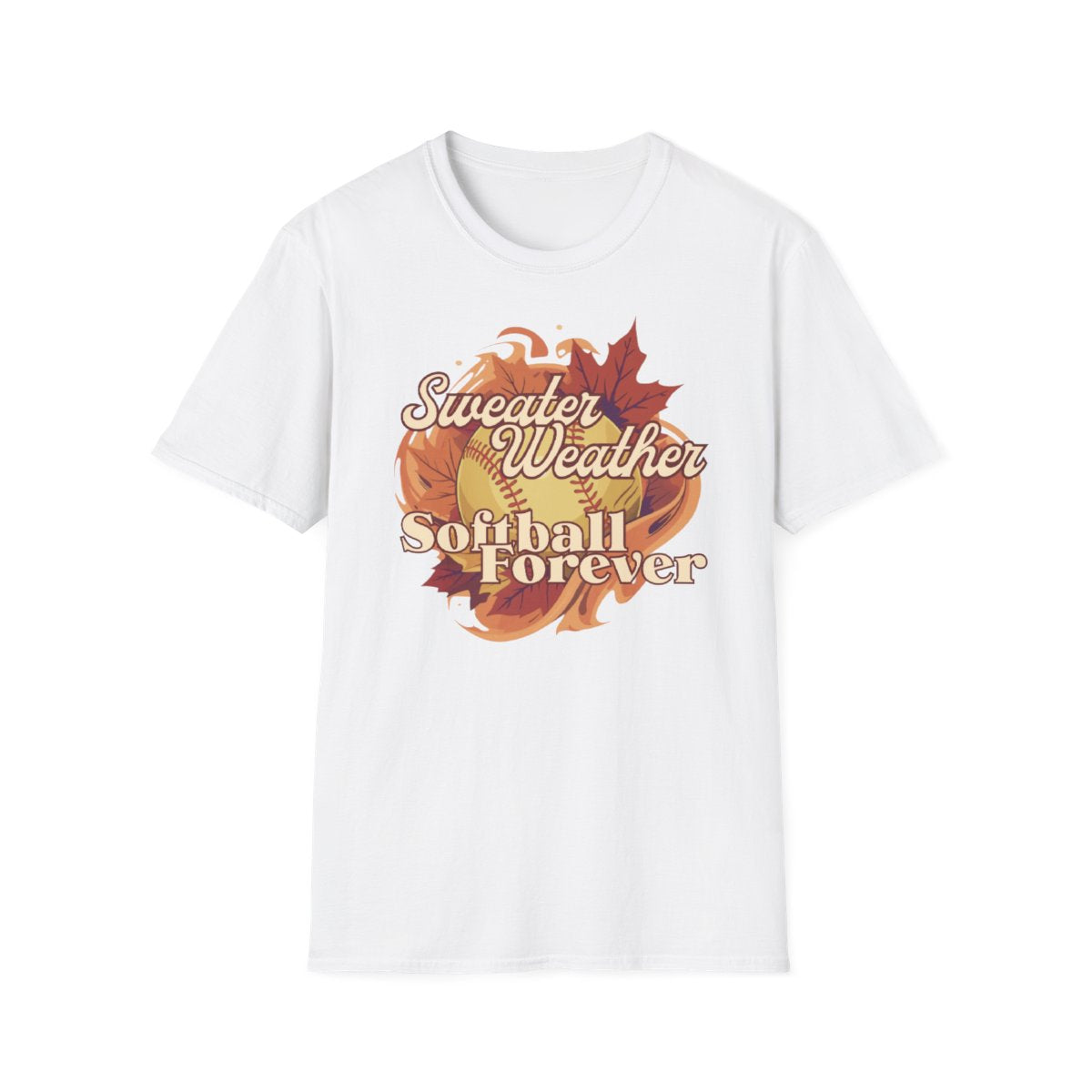 Sweater Weather Fall Graphic Womens Tee