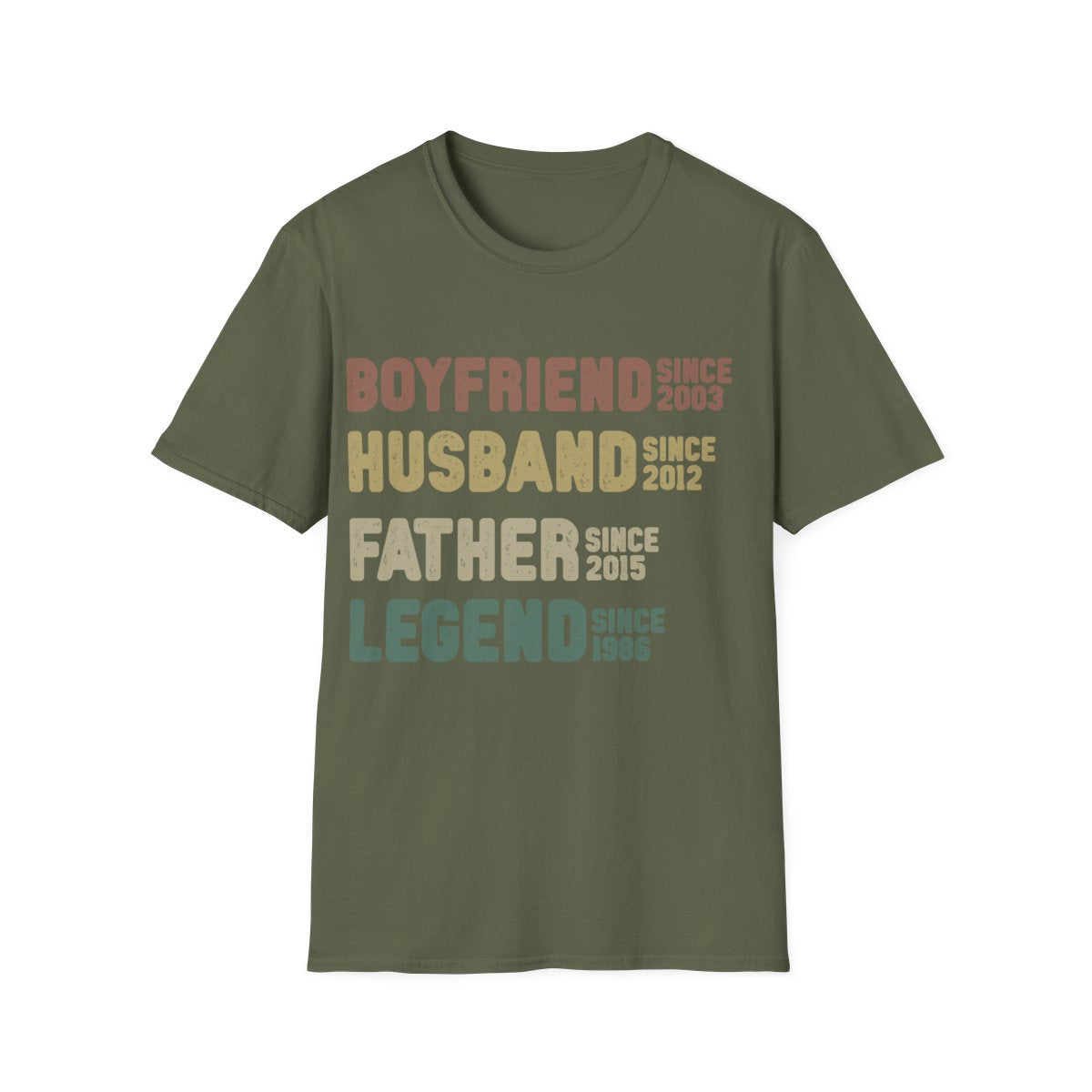 Boyfriend Husband Father Legend T Shirt