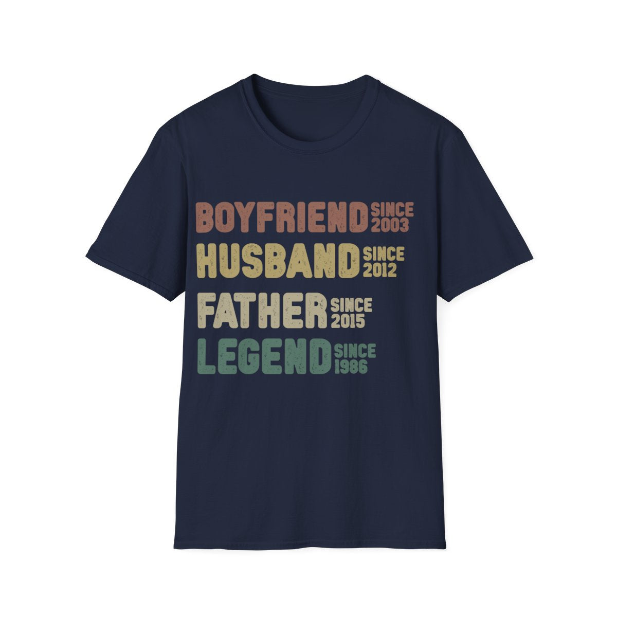 Boyfriend Husband Father Legend T Shirt