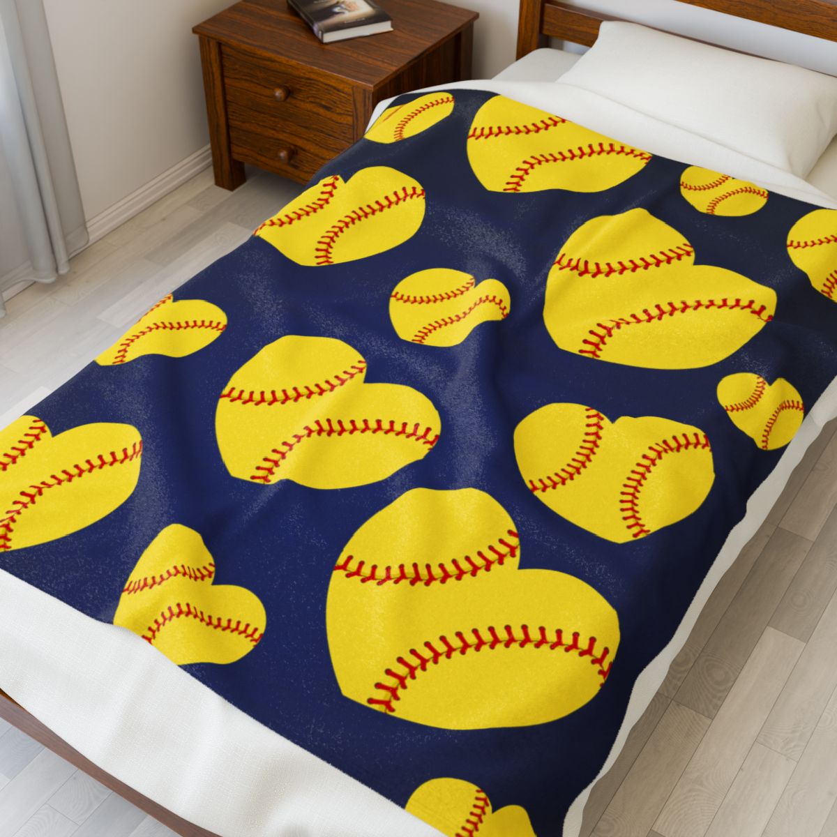 Softball Hearts