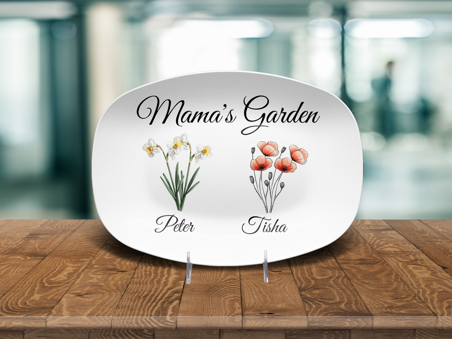 Mom's - Grandma's - Abuela's Garden Platter