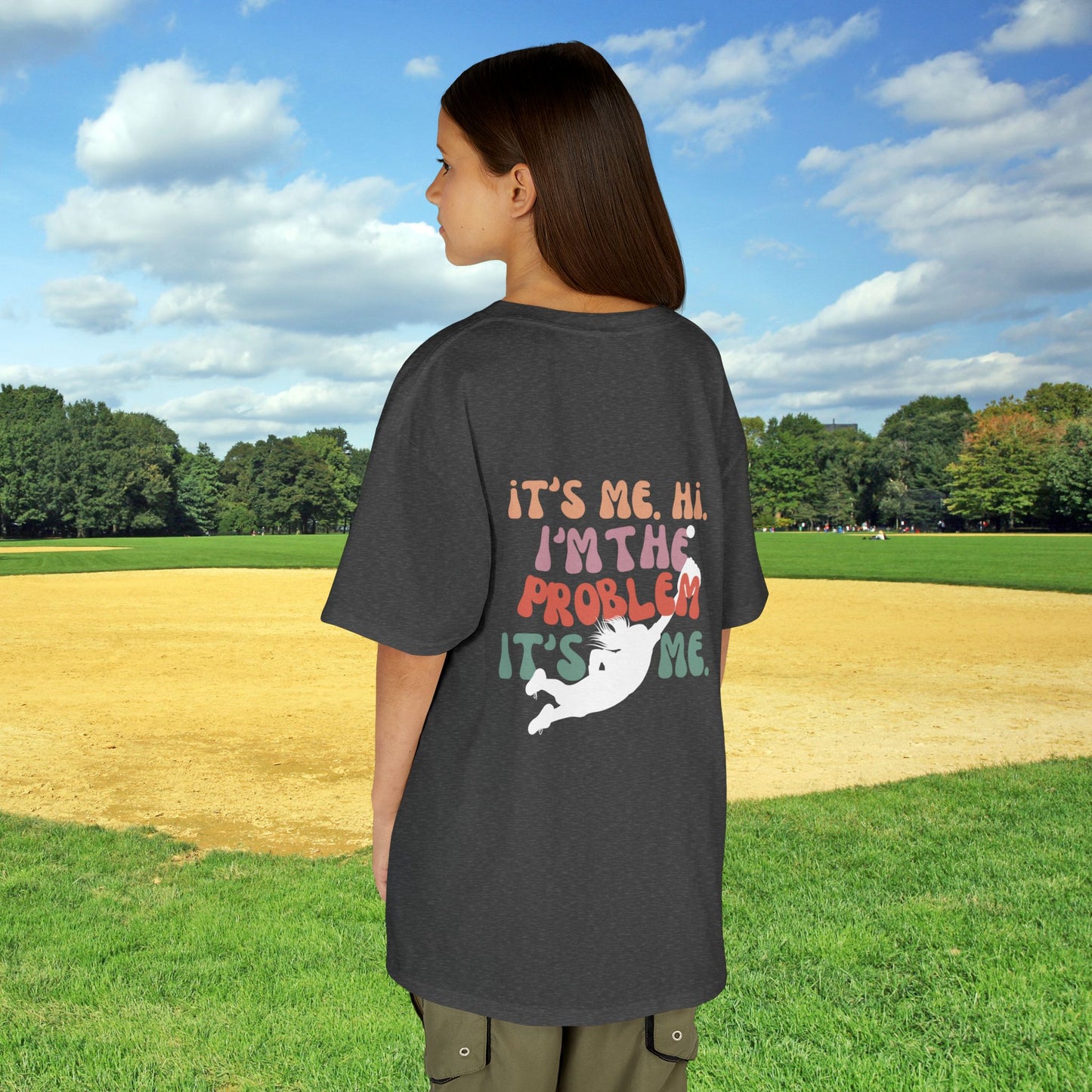 I'm the Problem Fielder - Front & Back Design Tee