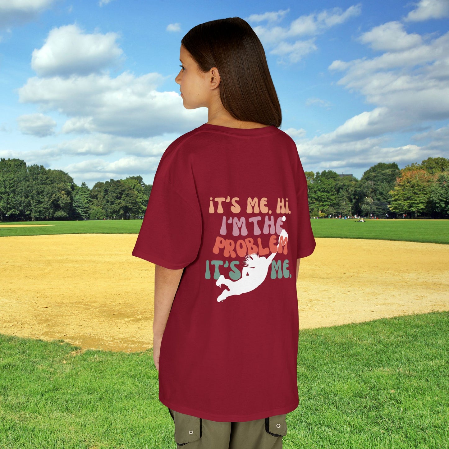 I'm the Problem Fielder - Front & Back Design Tee
