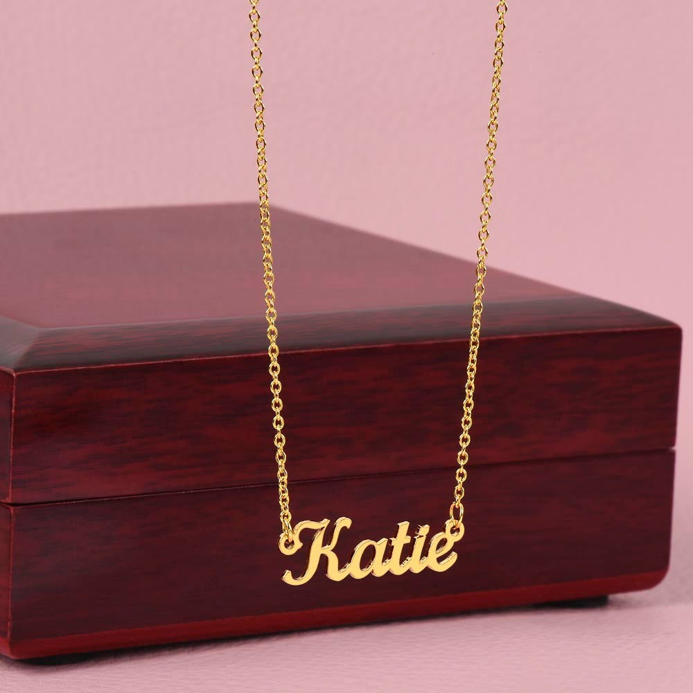To My Favorite Player Custom Name Necklace