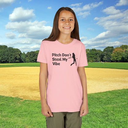 Pitch Don't Steal My Vibe - Batter - Front & Back Design