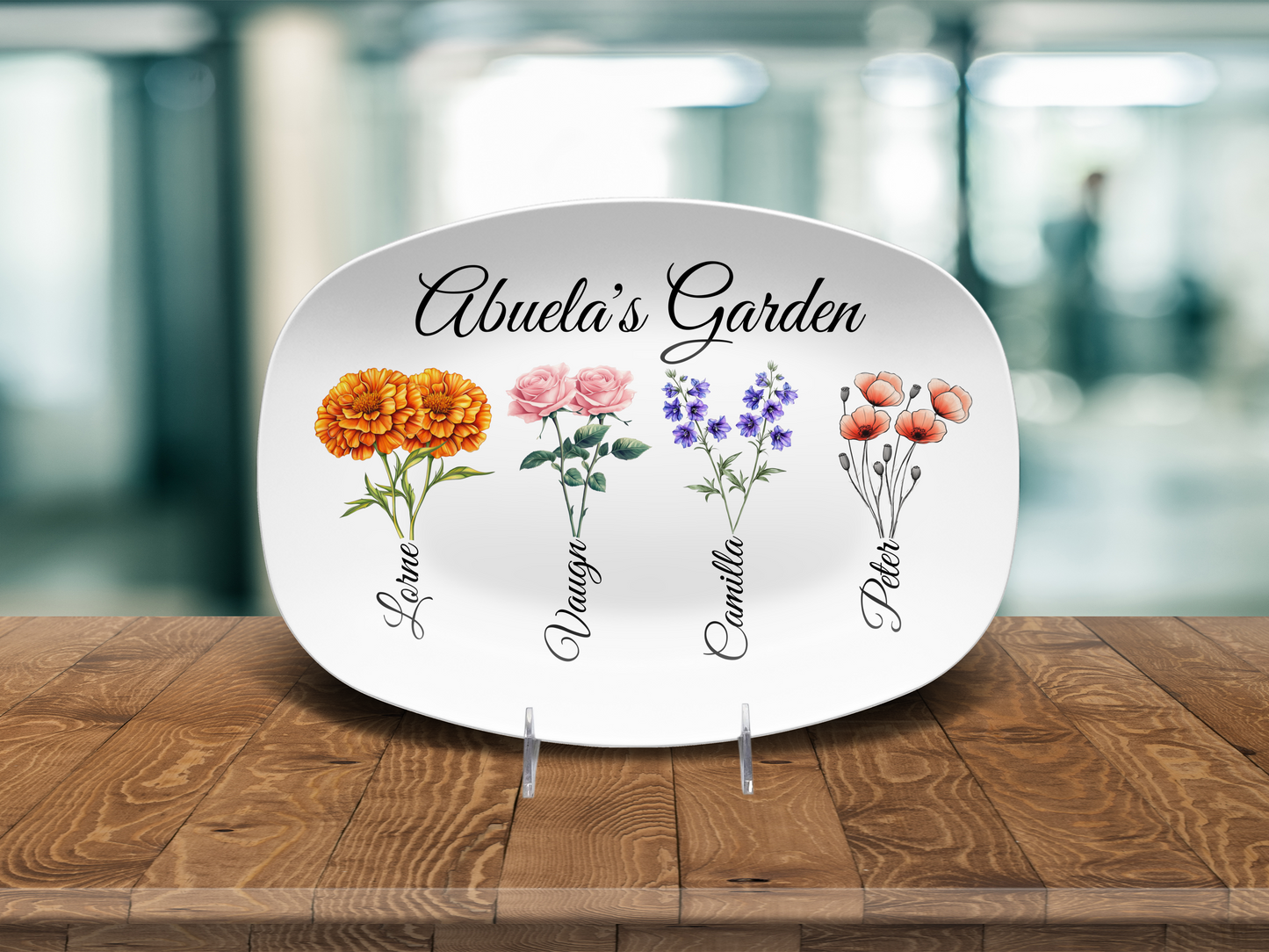 Mom's - Grandma's - Abuela's Garden Platter