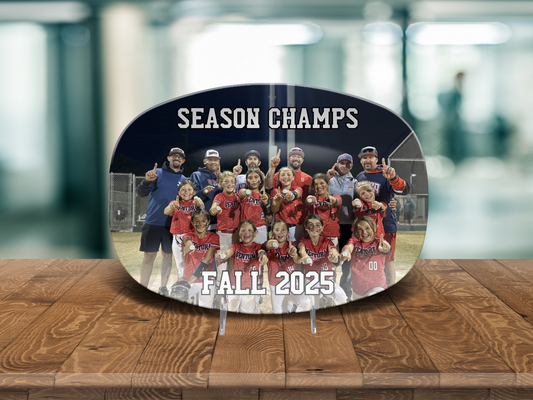 Team Photo Platter Gift