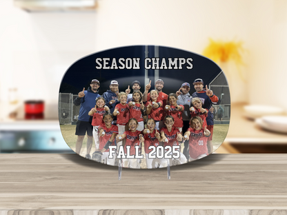 Team Photo Platter Gift