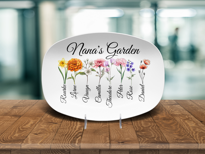 Mom's - Grandma's - Abuela's Garden Platter