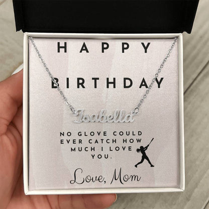 Custom Birthday Name Necklace