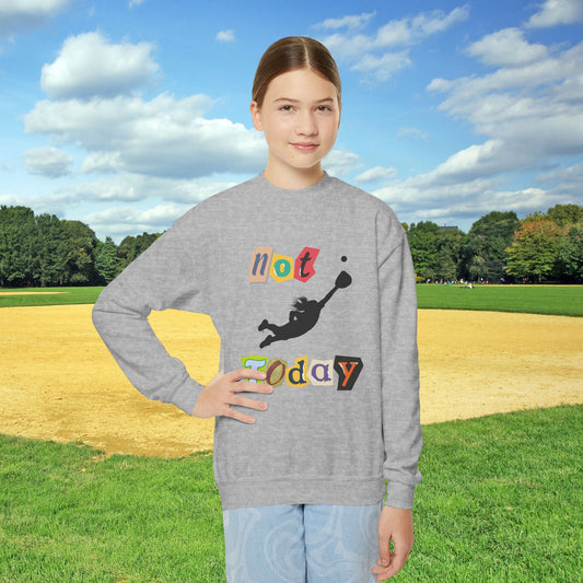 Not Today Sweater - Front & Back Design