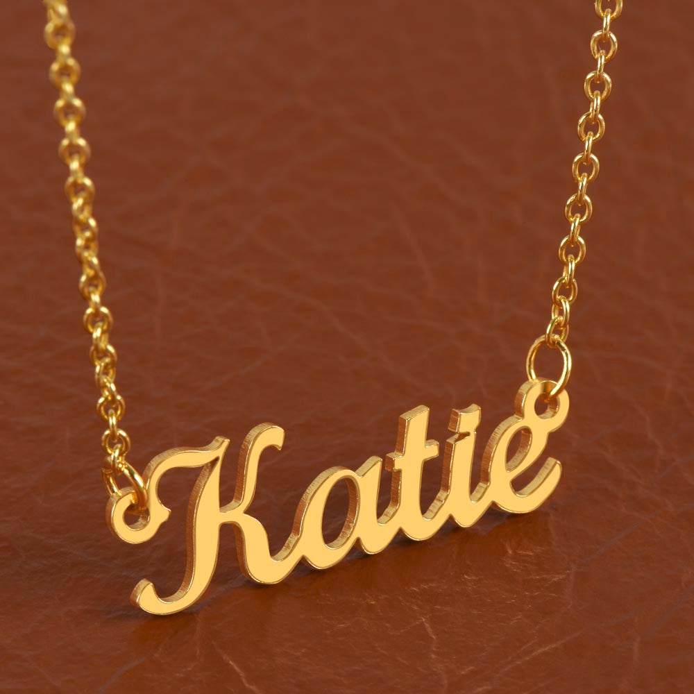 To My Favorite Player Custom Name Necklace