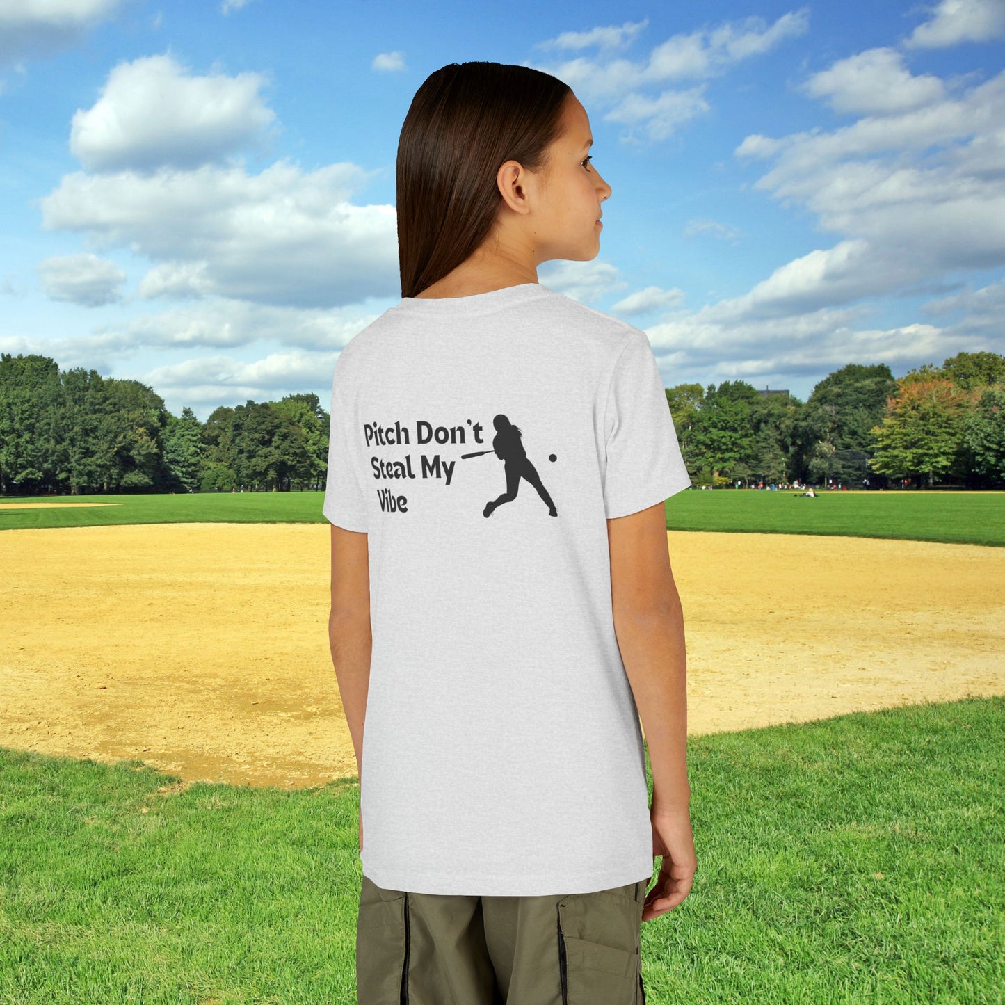 Pitch Don't Steal My Vibe - Batter - Front & Back Design