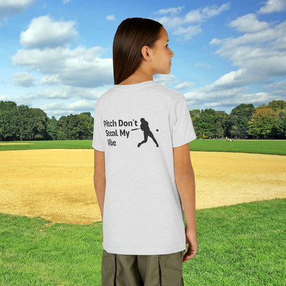 Pitch Don't Steal My Vibe - Batter - Front & Back Design