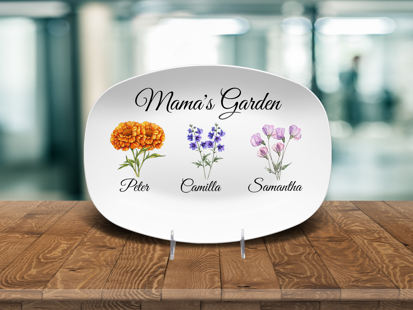 Mom's - Grandma's - Abuela's Garden Platter