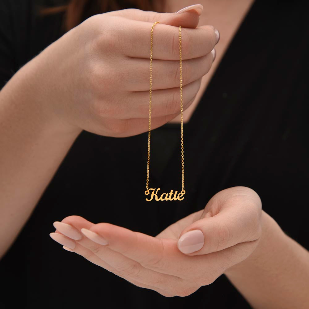 To My Favorite Player Custom Name Necklace