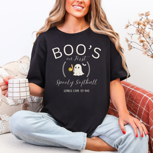 Boo's on First Women' Tee #1