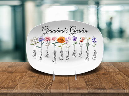 Mom's - Grandma's - Abuela's Garden Platter