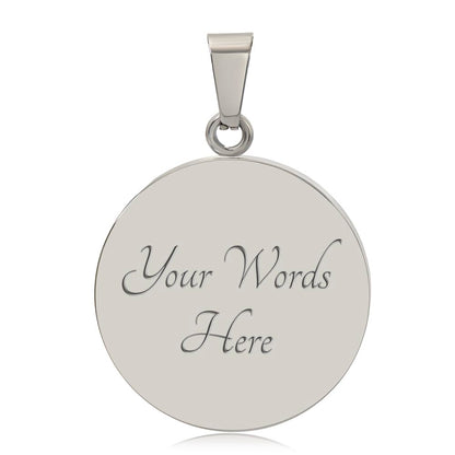 Softball Mom Necklace – Personalized Back Engraving