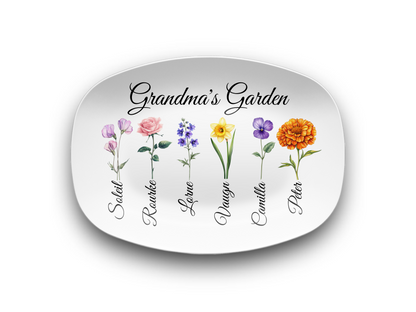 Mom's - Grandma's - Abuela's Garden Platter