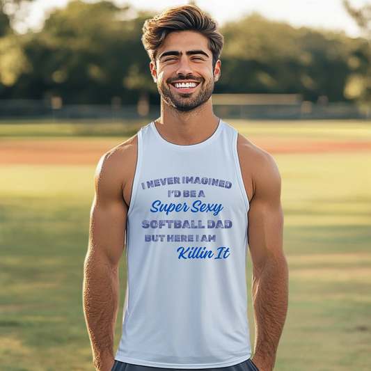 Sexy Softball Dad Tank