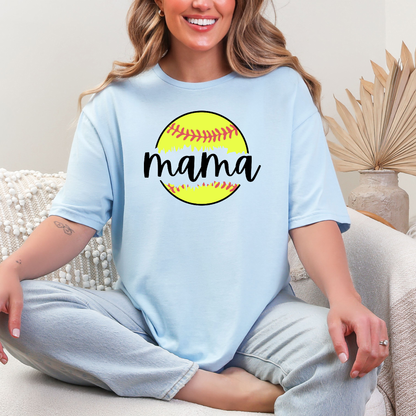 Softball Mama T-Shirt – Cute Tee for Proud Softball Moms