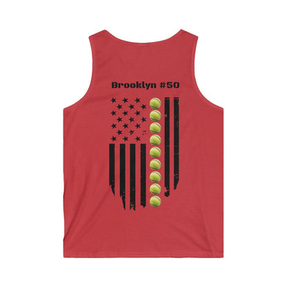 Personalized Softball Flag Shirt